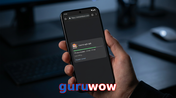 Main screen of Guruwow apk page for PK players