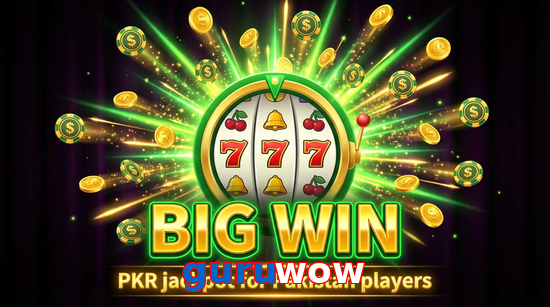 Big win animation on Guruwow slot game